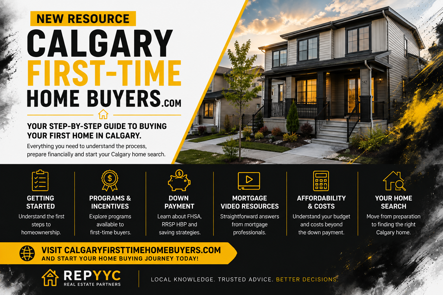 Calgary First-Time Home Buyers website
